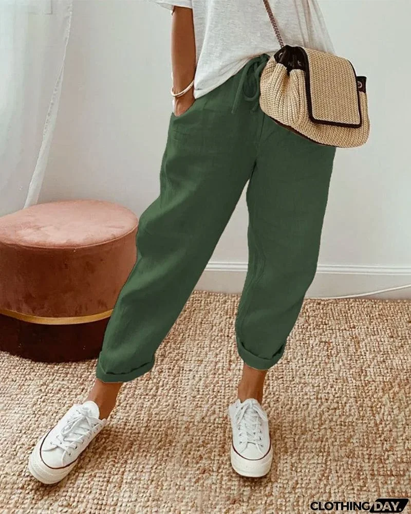 NOVA I Stylish Linen Trousers
