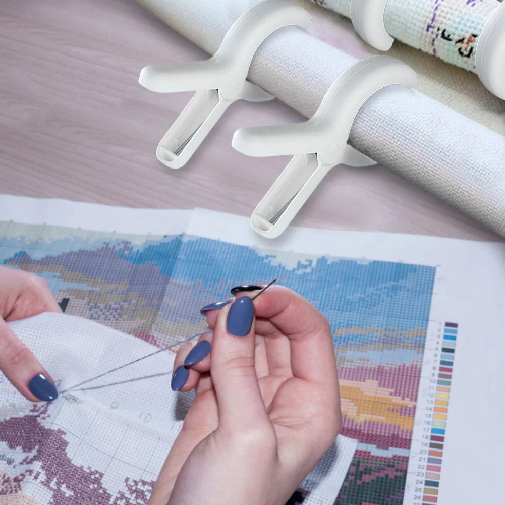 Cross Stitch Tool Clip for Holding Fabric Clothes Sheets Quilts Fix Clamp