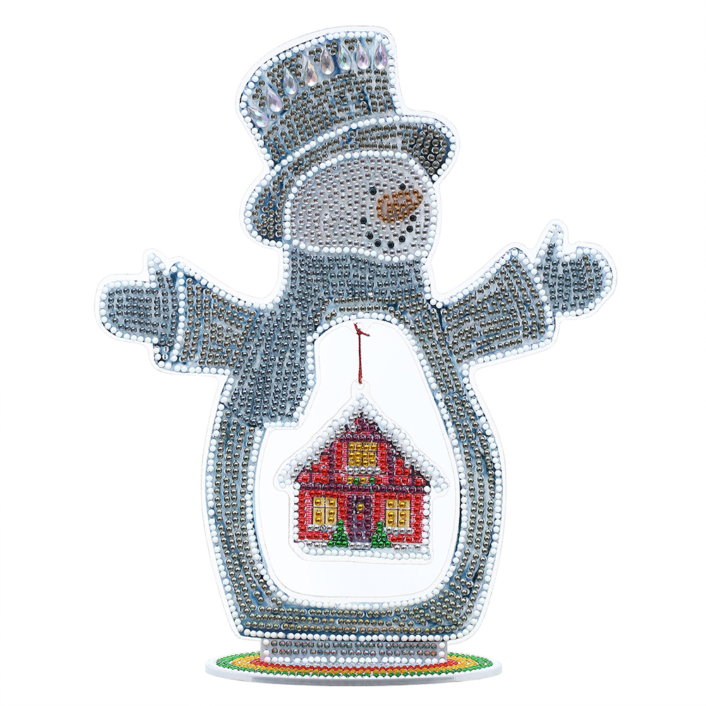 Luminous Crystal Christmas DIY Diamond Painting Desk Ornaments