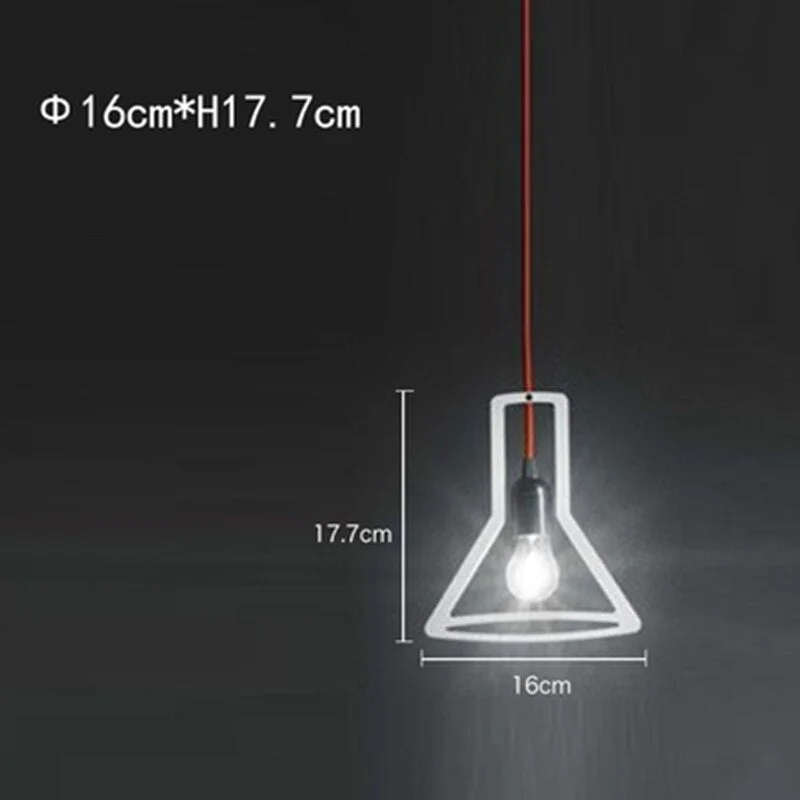 Modern Geometry Wine Bottle LED Pendant Lights Lighting Kitchen Hanging Lamps Restaurant Bedroom Home Decor Hanglamp Luminaria