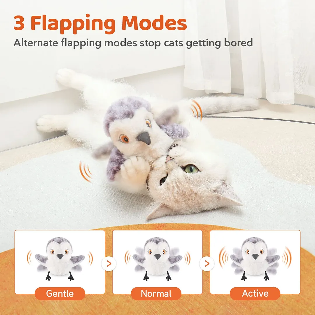 Cat Toys Flapping Bird (No Flying)