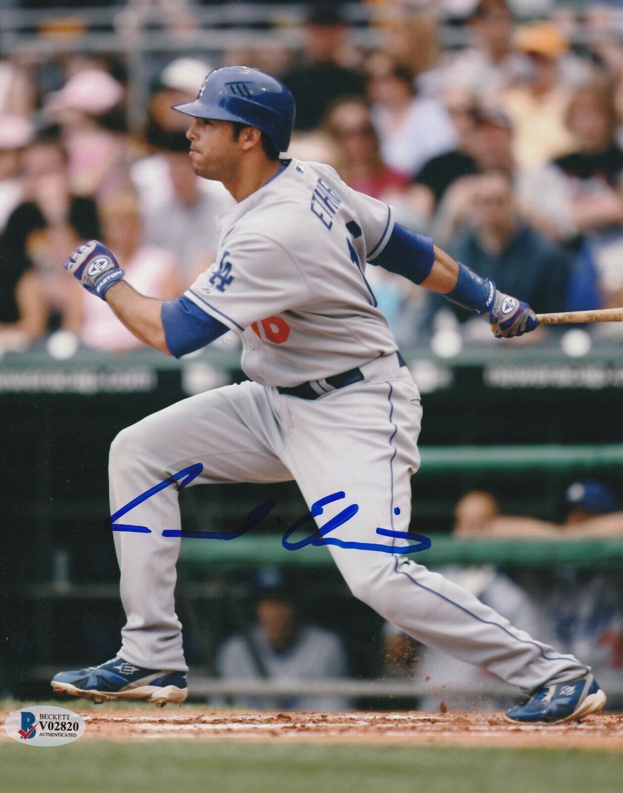 ANDRE ETHIER Signed Los Angeles DODGERS 8x10 Photo Poster painting w/ Beckett COA