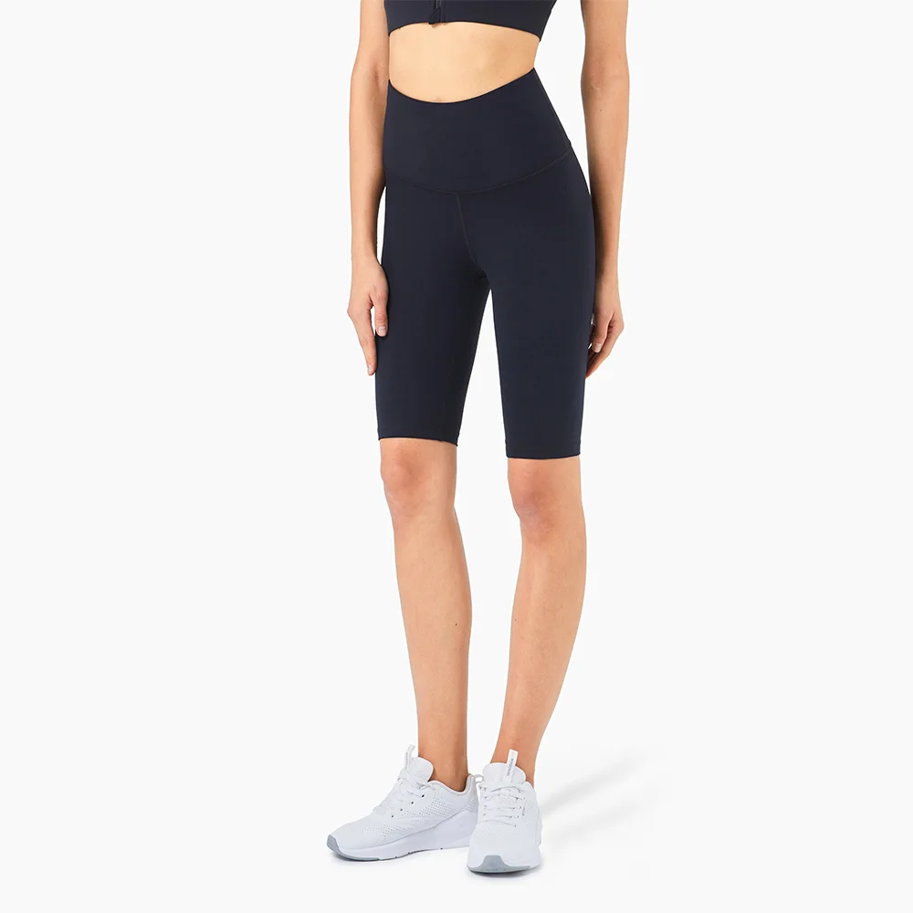 Hergymclothing knee length exercise shorts