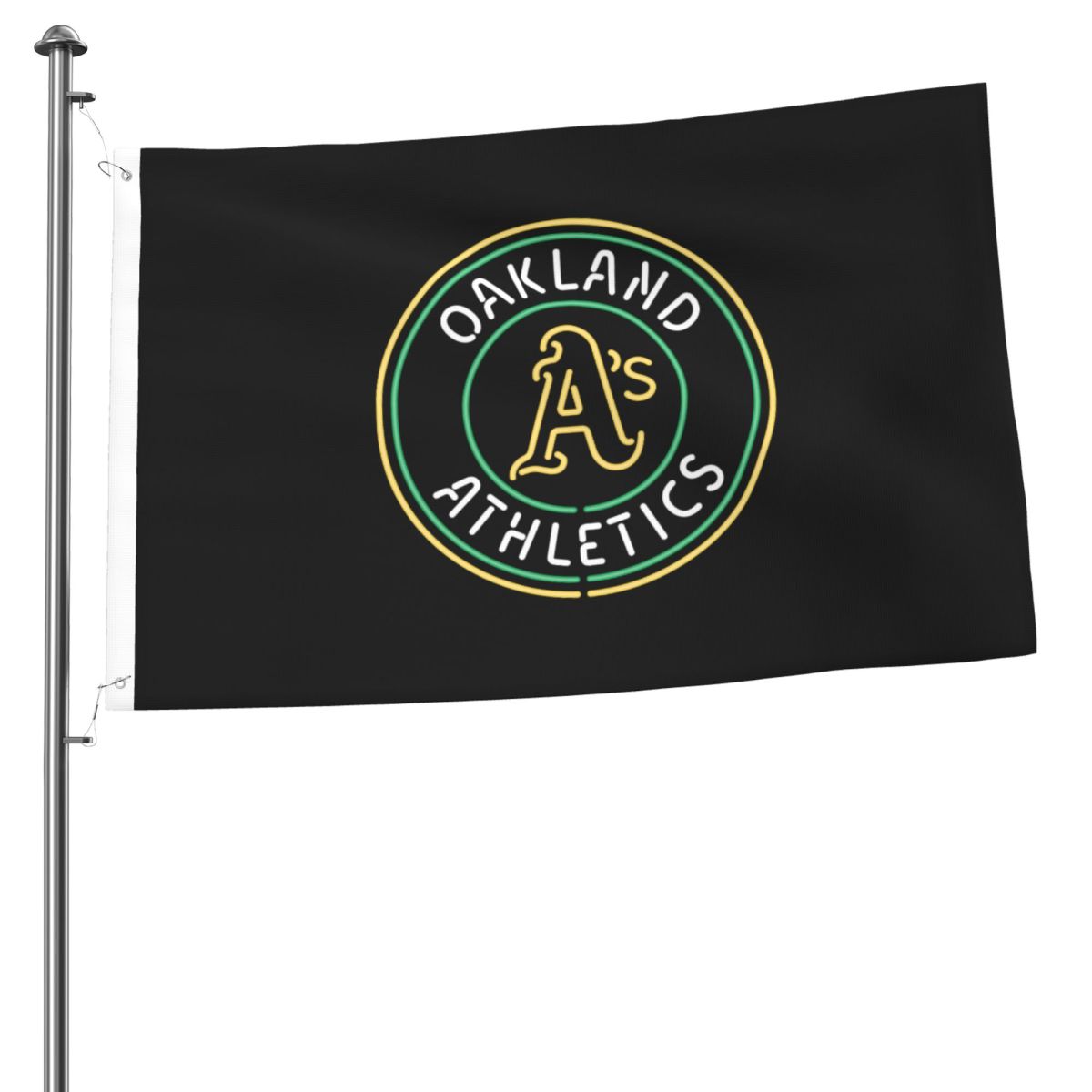 Oakland Athletics Neon 2x3FT Flag
