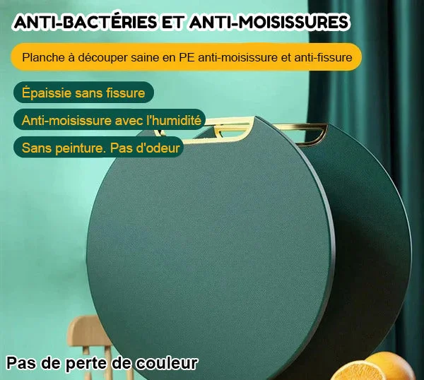 Planche à découper verticale antibactérienne à double face