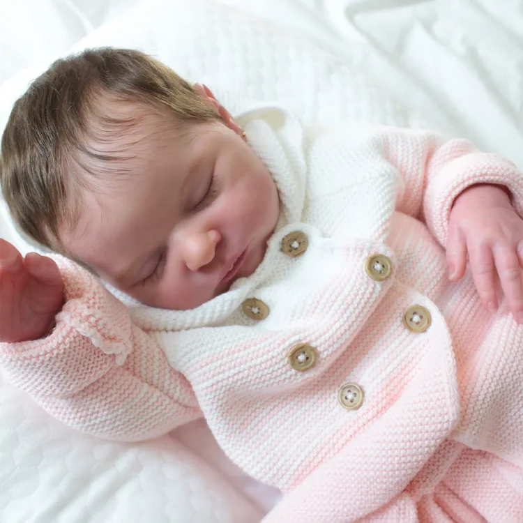  20" Sweet Sleeping Dreams Reborn Truly Baby Doll Girl Sarina, Lifelike Silicone Vinyl Baby - Reborndollsshop®-Reborndollsshop®