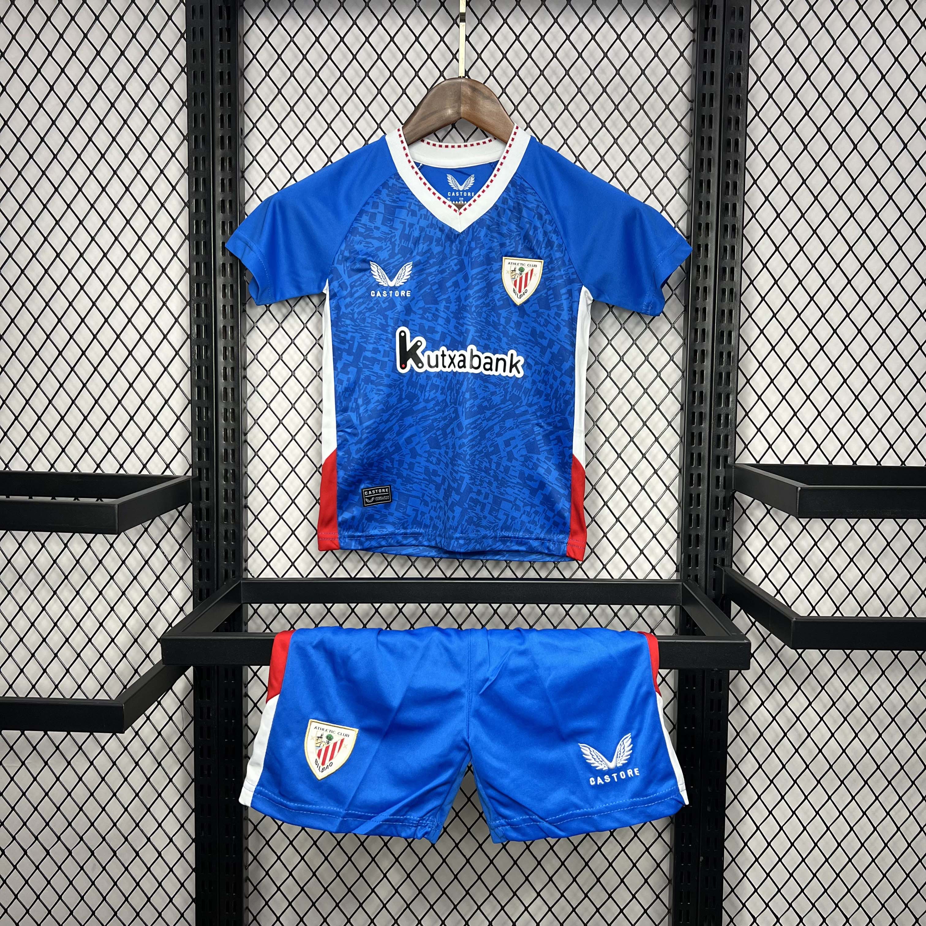 2024-2025 KIDS Athletic Bilbao Away Football Shirt 1:1 Thai Quality