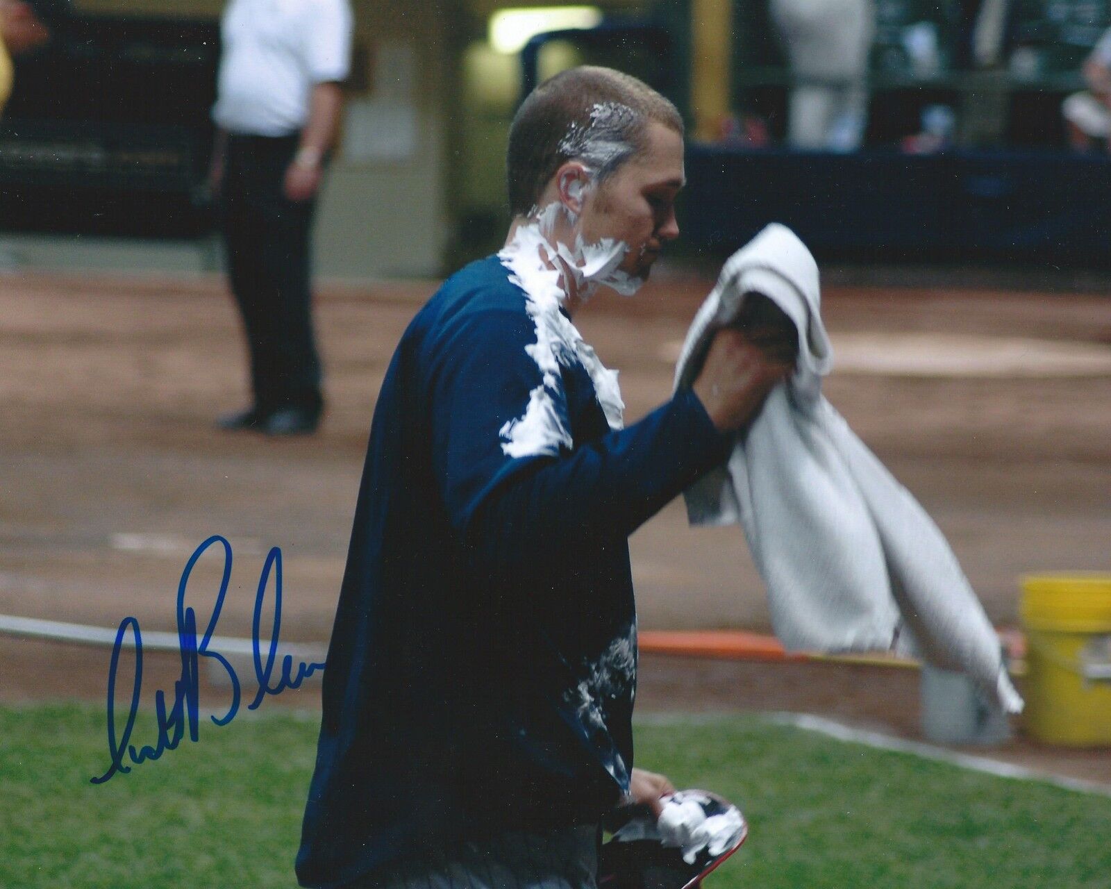 **GFA Minnesota Twins *SCOTT BAKER* Signed 8x10 Photo Poster painting COA**