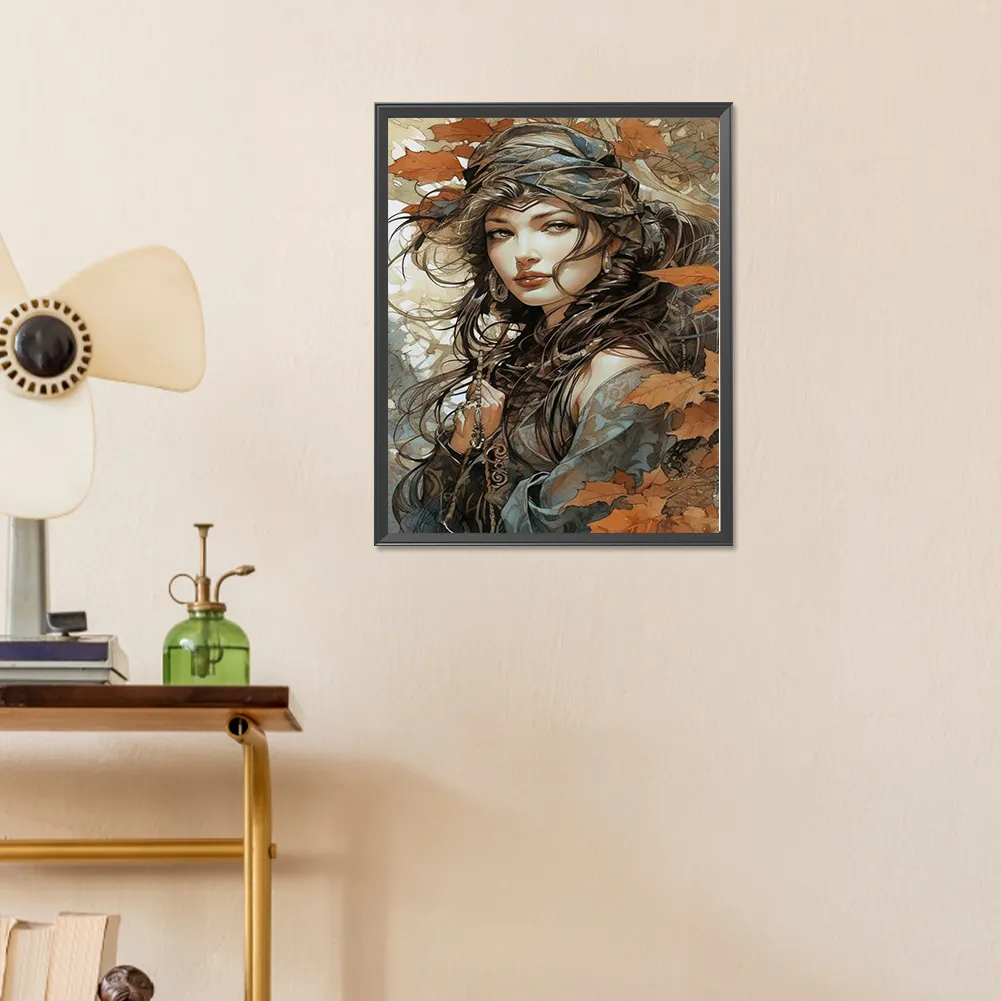 Full Round Diamond Painting 40*50cm - Girl