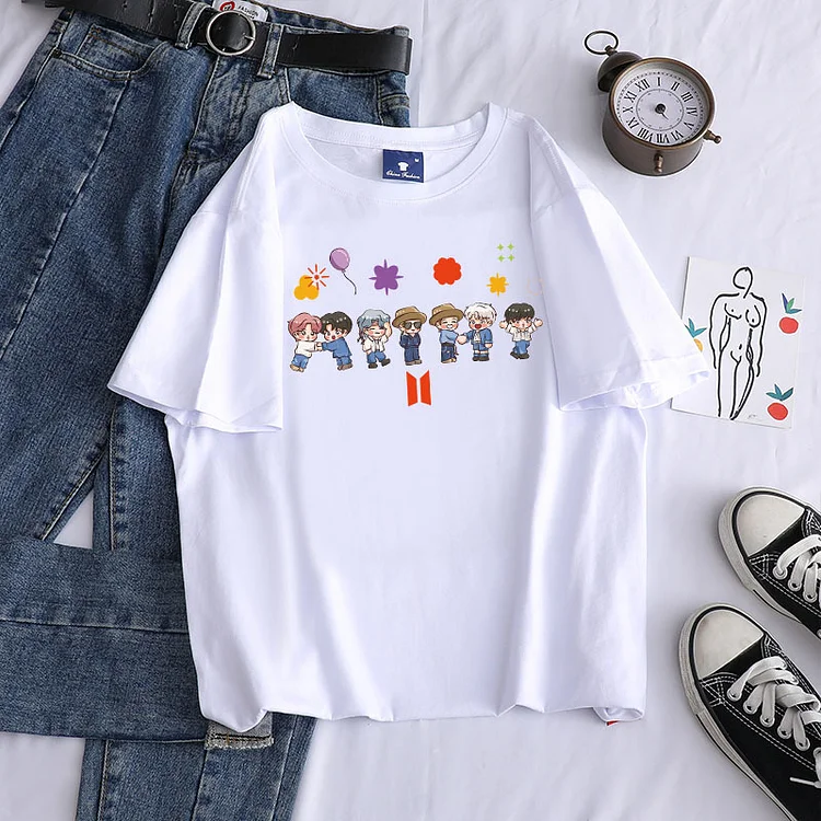 Permission To Dance Cartoon Candy Color T-shirt