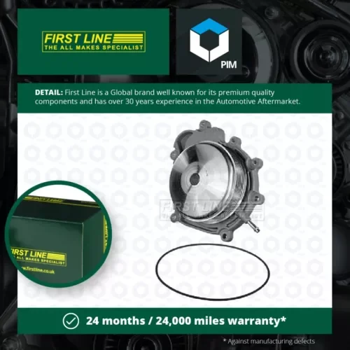 Water Pump FWP2338 First Line Coolant 6512000300 6512001101 6512001301 Quality Parts