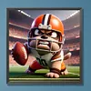 Cleveland Browns Football-Full Round Diamond Painting 30*30CM