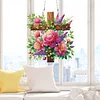 Acryl Kreuz Blume - 5d DIY Handwerk Anhänger