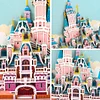 3D Sticky Note Paper Memo Pad,Fantasy Castle Office Notepad Desk Decoration DIY Creative Birthday Gift
