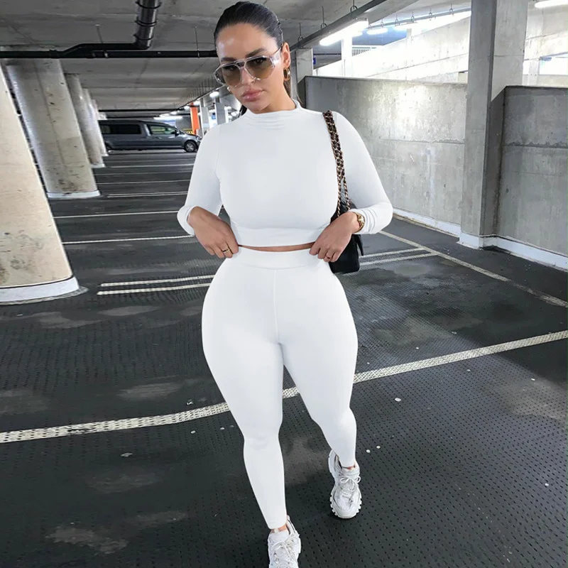 Ueong Ueong And Winter New Women's Casual Two-Piece Slim Long Sleeve Sports Suit