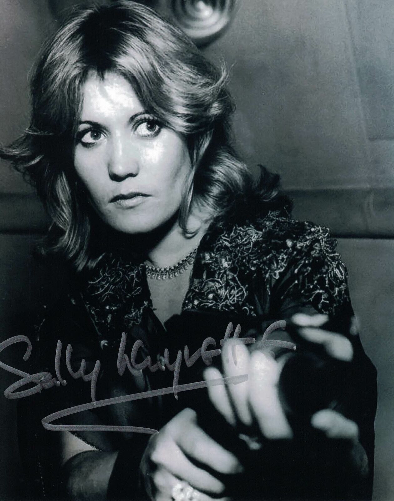 SALLY KNYVETTE - Jenna in Blake's 7 hand signed Photo Poster painting