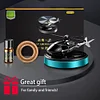 Upgraded Helicopter Aromatherapy Solar Rotating Air Freshener Home Car Interior Decoration Accessories