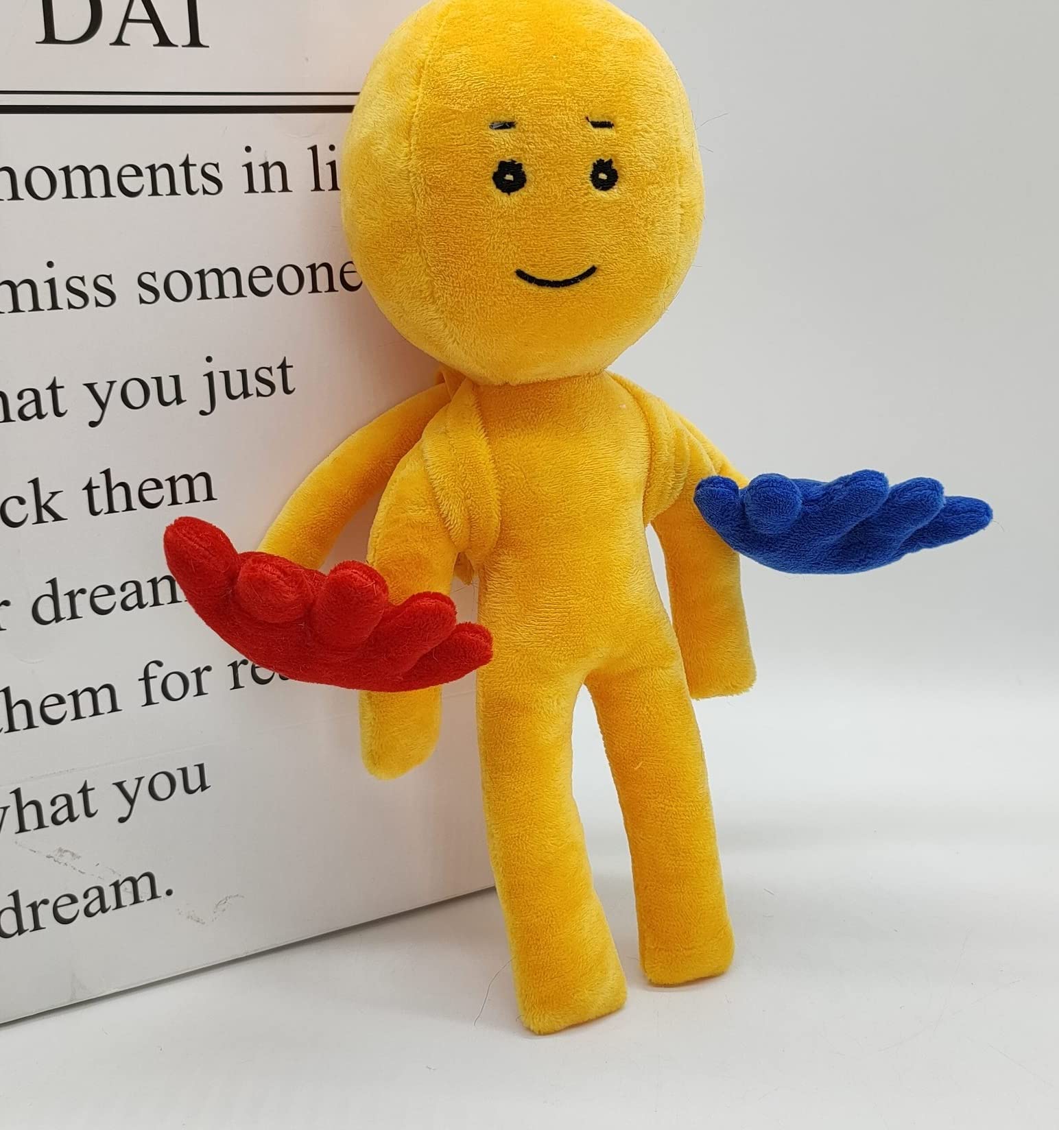10" Little Yellow Man Plushie Toy, Poppy Playtime Plush Toy for Game Fans Gift, Soft Stuffed Pillow Doll for Kids and Adults, Poppy Playtime Plush Home Decoration  Plush