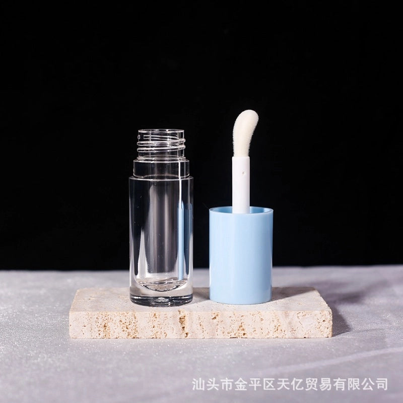 In Stock Free Shipping 6ML Large Capacity Lip Gloss Sub-bottle Lip Glaze Empty Tube Large Brush Head Concealer Round Tube Cosmetic Packaging Material