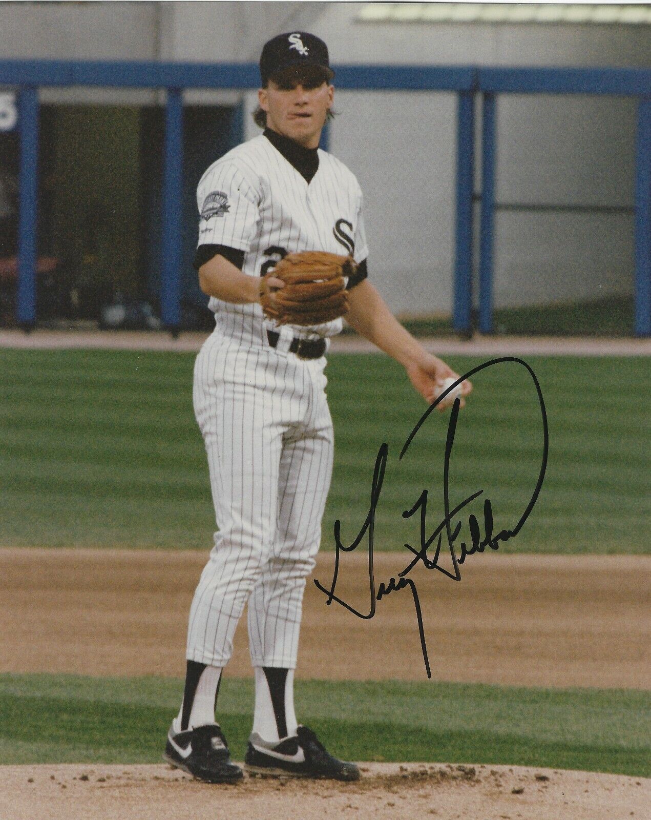 Signed 8x10 GREG HIBBARD Chicago White Sox Autographed Photo Poster painting - COA