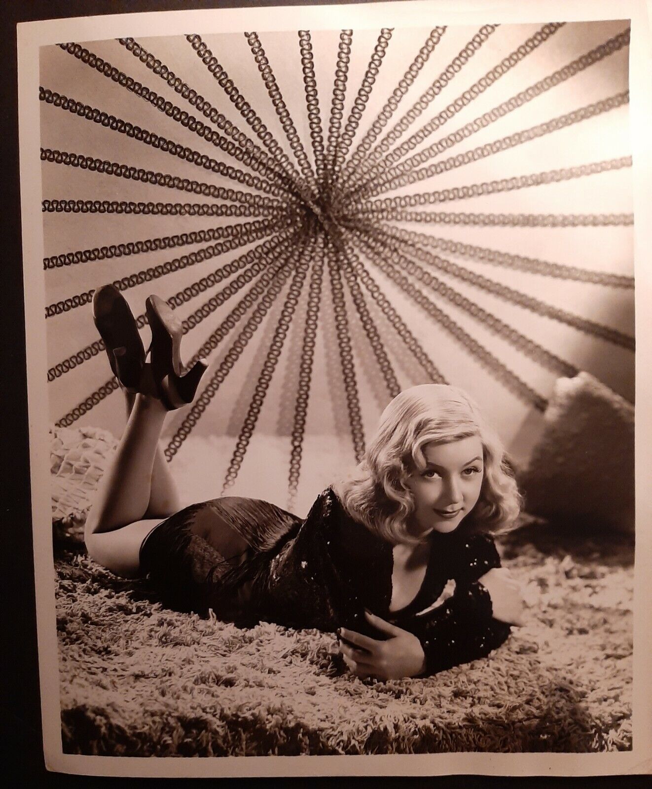 GLORIA GRAHAME (ORIGINAL VINTAGE 1940,S CLARENCE BULL Photo Poster painting)