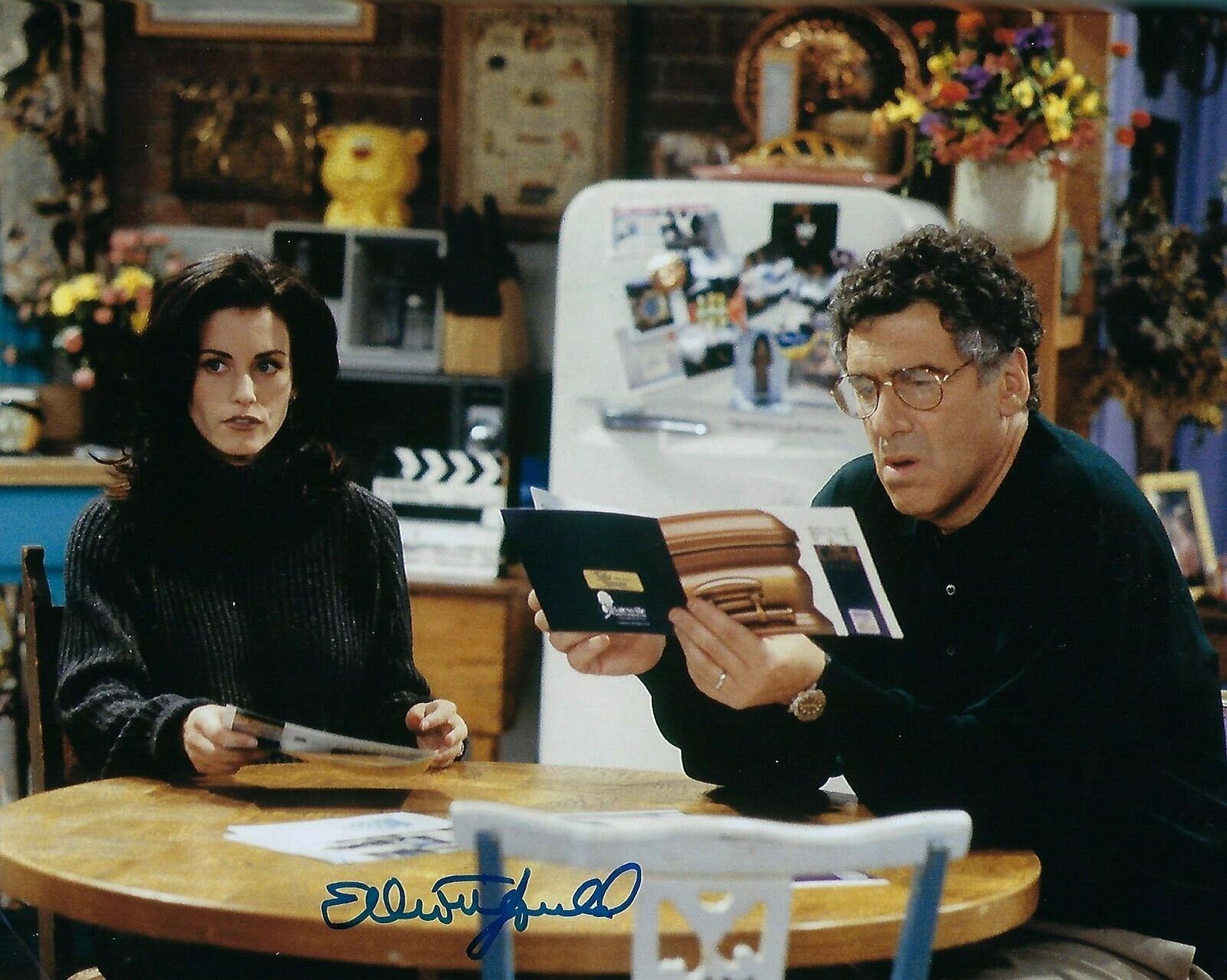 GFA Friends Jack Geller * ELLIOTT GOULD * Signed 8x10 Photo Poster painting E8 COA