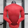 2024/2025 Long Sleeve Player Version Manchester United Home Football Shirt  1:1 Thai Quality