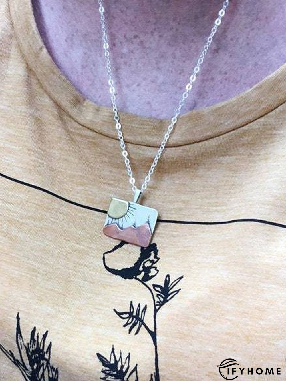 Ethnic Vintage Forest Pattern Necklace | IFYHOME