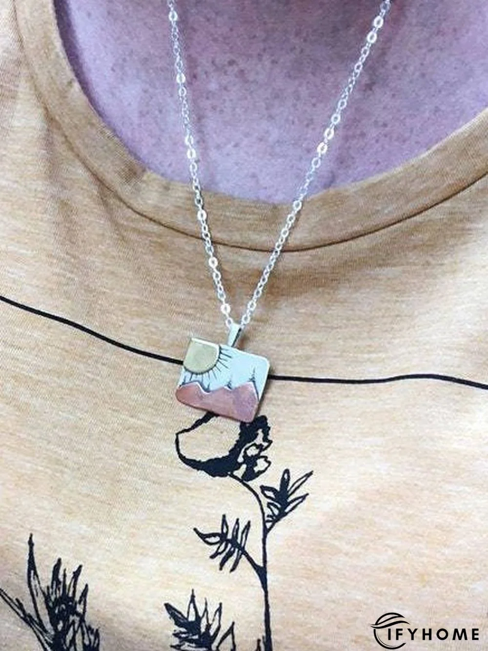 Ethnic Vintage Forest Pattern Necklace | IFYHOME