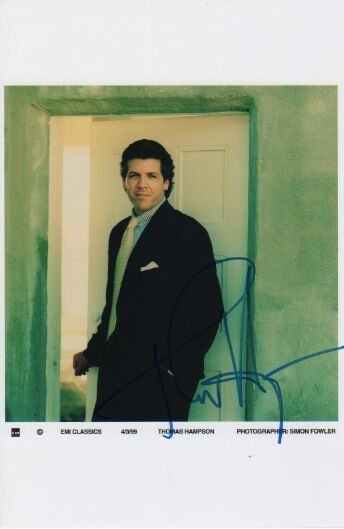 Thomas Hampson Opera signed 7x11 inch Photo Poster painting autograph