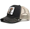 Animal Baseball Cap, Sun Protection Mesh, Embroidered Truck Driver, Black Panther,Rooster And Lion Hat by Inlyline