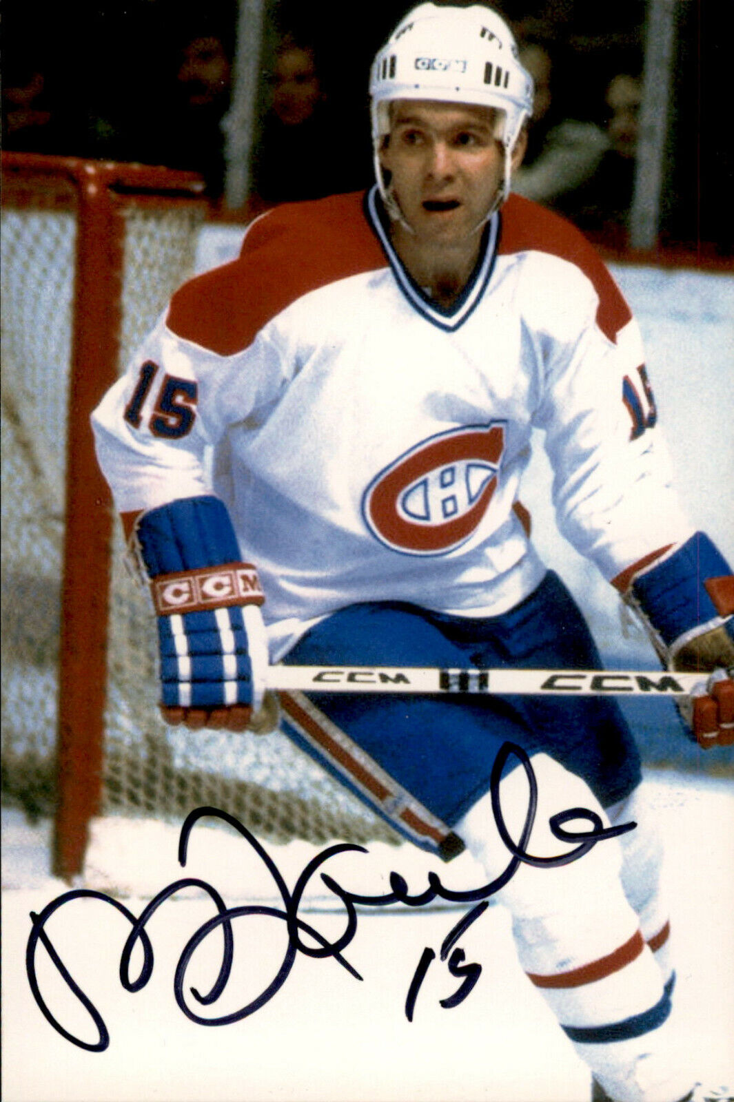 Rejean Houle SIGNED autographed 4x6 Photo Poster painting MONTREAL CANADIENS #3