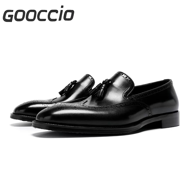 FX182  Cowhide Dress Shoes/Loafer Shoes  For Men  GOOCCIO   