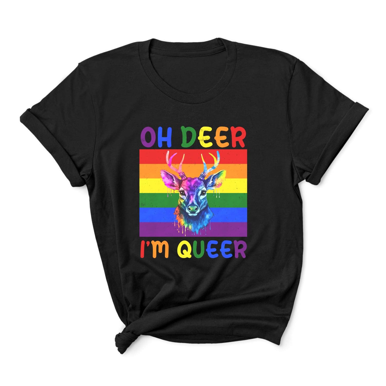 Oh deer I'm queer t-shirt