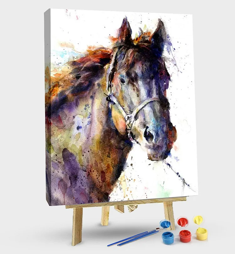 Paint By Numbers Kit-Horse III
