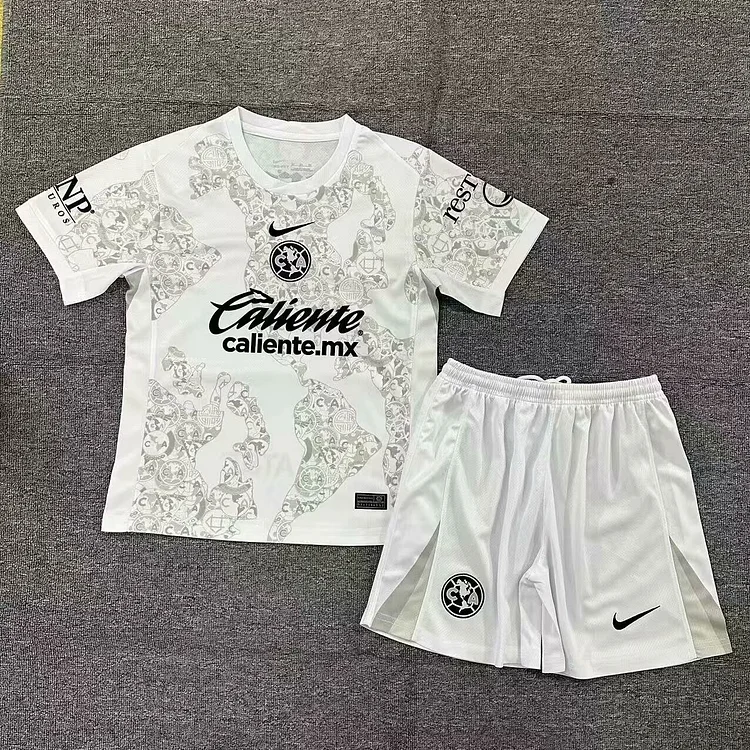 2024-25-America Second Away White-Jersey-Children's Set