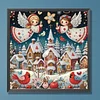 Weihnachten Engel 5d DIY Sonderform Teilbohrer Dimond Gemälde Wanddekor30x30cm