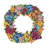 DIY diamond painting wreath-butterfly