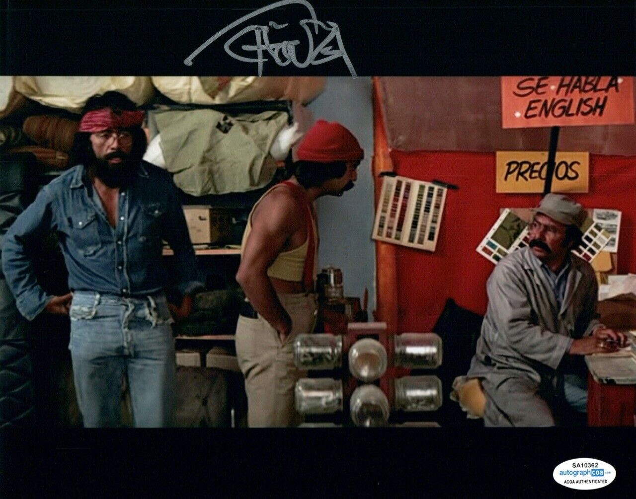 Tommy Chong Signed Autograph 8x10 Photo Poster painting Cheech & Chong Up In Smoke ACOA COA