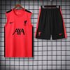 Joyfball 2024/2025 Liverpool pre-match training Red Jersey+Shorts  1:1 Thai Quality