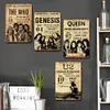 4PCS Band - Vintage Metal Signs Set - 20*30cm