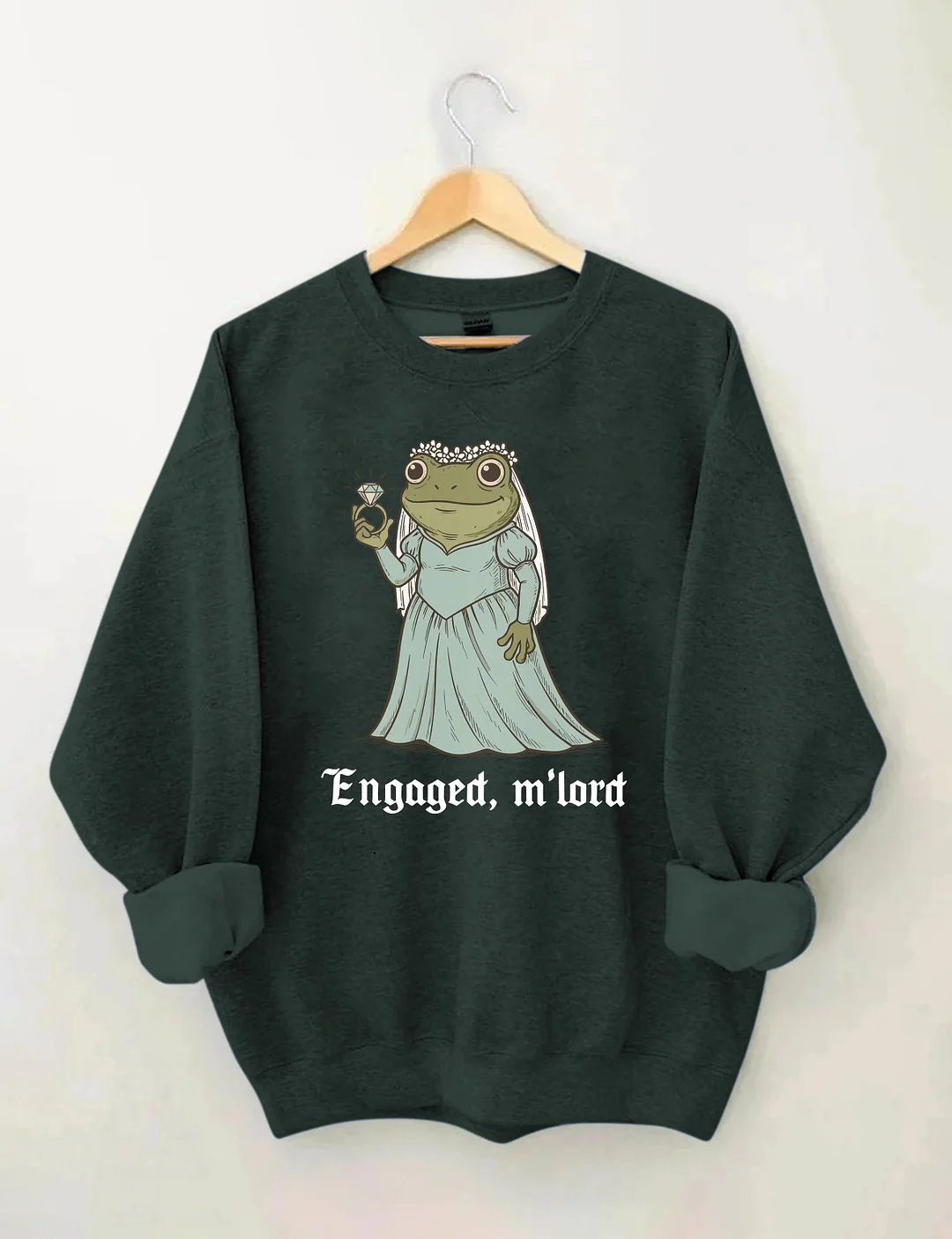 Funny Frog Engagement Sweatshirt