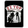 ZZ Top - Panneaux en &eacute;tain m&eacute;tallique(20*30cm/30*40cm) - Musique
