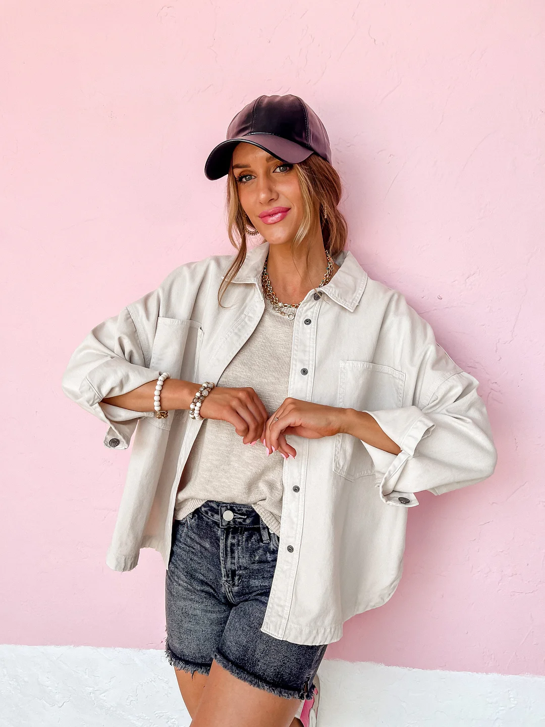 Out West Denim Shacket