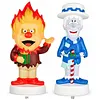 Glowing Snow Miser Figure Classic Unique Look for Outdoor Lawn Porch Decor