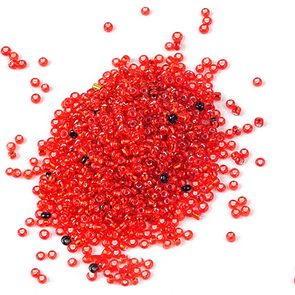 Stamped Beads Cross Stitch Keychain - Star