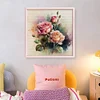 Flowers-11CT Stamped Cross Stitch 40*40cm/15.75*15.75in