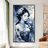 Ancienne fille-pleine ronde diamant peinture-40 * 70cm-dp grande taille