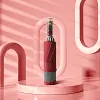 Umbrella Mechanical Handle Safety Reflective Umbrella Black Glue Waterproof Sunscreen Reverse Umbrella Three Fold Business 10 Bone Sunny Umbrella