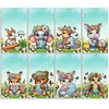 (US Only)8PCS DIY Diamond Art Greeting Cards Easter Designs Congratulations Cards & Gifts